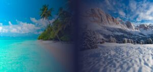 snow destinations or beach destinations