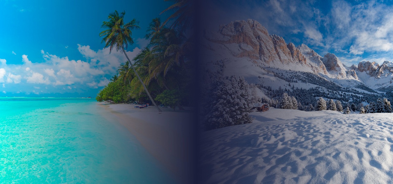 snow destinations or beach destinations